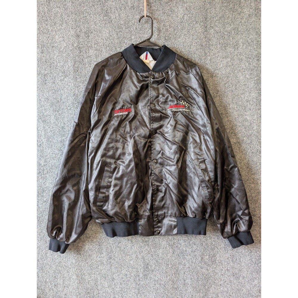 Vintage 90s WestArk Racing Bomber Jacket 3XL AC Delco ASDA Sand Drags Streetwear - Picture 2 of 10
